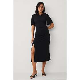 Ellos Collection Klänning Med Drapering Midi Klänning