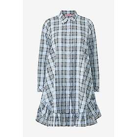 Anyday Anybelle Shirt Dress Long Sleeve Ruffle Hem Midi Dress
