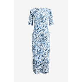 Ralph Lauren Refined Rib-knt Midi Klänning