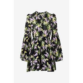 byTimo Dotted Georgette V-neck Kort Kjole