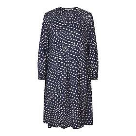 Masai Manexora Subtle V-Neck Long Sleeve Midi Dress