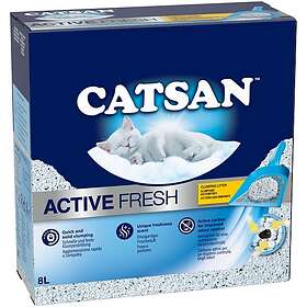 Catsan Active Fresh Kumpalehtävä Kissa-askia 8L