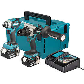 Makita DLX2566TJ Cordless Brushless Combi Drill and Impact Driver Kit (2x5.0Ah)