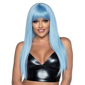 Leg Avenue A2881 03822 Lang Rett Pandehår Wig Blå