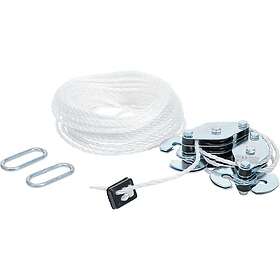 BGS Technic Poulie bloc 180kg Blanc