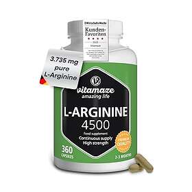 Vitamaze L-Arginine 4500mg 360 Capsules