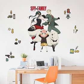RoomMates Spy X Family Seinätarrat 8 pakkaus