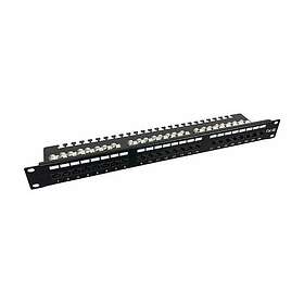 Lanview Cat5e UTP 1U 24-Port Patch Panel (LVR-CAT5E-UTP-LSA)