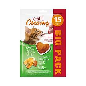 Catit Cremet godbid Kylling med lam 15x10g