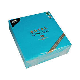 Papstar Royal Collection Servett 40x40cm (50) Turkost