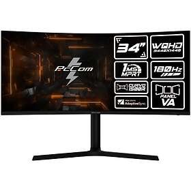 PcCom Elysium Pro 34" Ultrawide Courbé WQHD 180Hz
