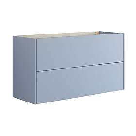 Dansani Inzo Classic Højskap 2 Skuffer 120x64x44cm Lyseblå Matt (T18-1016)