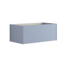 Dansani Inzo Classic Badegavlskap 80cm Lyseblå Matt (T02-N016)