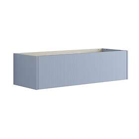 Dansani Inzo Classic Vaskeskap 120cm Stripet Lyseblå (T14-N016)