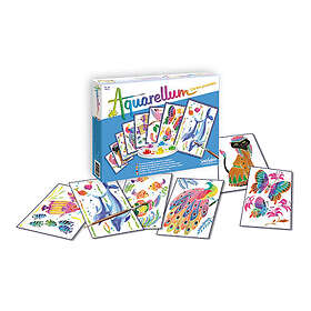 SentoSphère Aquarellum Djur Postkort Flash Cards