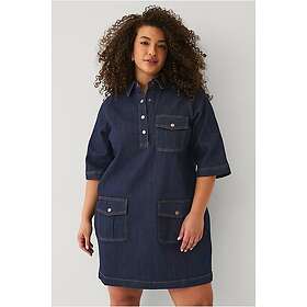 Zizzi Jelivia 3/4 Denim Kjole