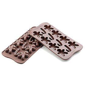 Cacas Silikon Julgubbe Form 4,5x3cm 540-23