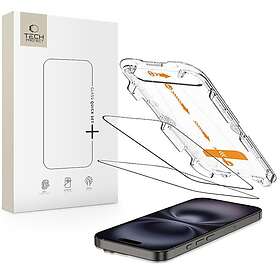 Tech-Protect Quick Set+ Hærdet glas skærmbeskytter for iPhone 15/16 (2-pack)