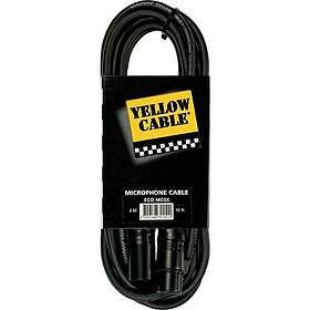 Yellow Cable XLR/XLR Kabel 3m ECO M03X