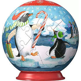 Ravensburger Puzzle Ball Christmas Penguins 56 Pieces
