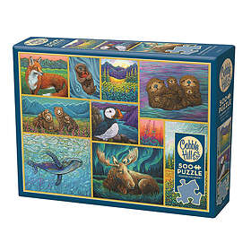 Cobble Hill Alaskan Animals 500 Pieces