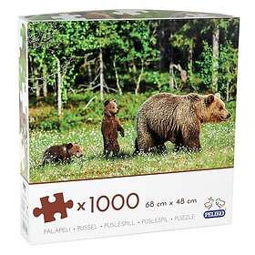Peliko Brown Bear with Cubs 1000 Pieces