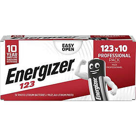 Energizer Lithium CR123 10-pack