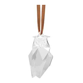 Orrefors Annual Holiday Glass Decoration Owl 9x5 cm