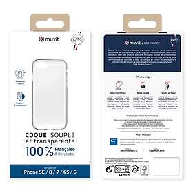 Muvit Crystal Soft Étui pour Apple iPhone SE/8/7/6S/6