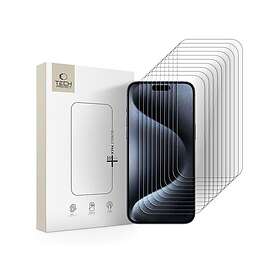 Tech-Protect Härdat glas skärmskydd för iPhone 15 Pro Max (10-pack)