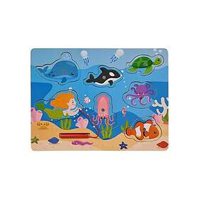 Playwood Puupalapeli ja kalastuslelu 7 Pieces