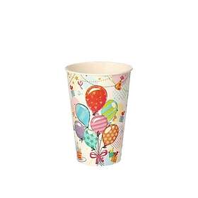 Papstar Pappmuggar Flerfärgad 200ml