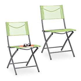 Relaxdays Chaise de camping