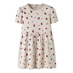 name it Lyhythihansikasmekko allover-printi Pinkki (Jr)