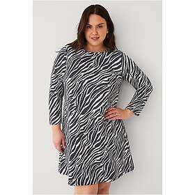 Zizzi FlAlly 7/8 Jersey Klänning