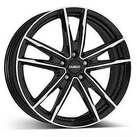 Dezent KF Dark Black/Polished 7x18 5/114.3 ET45 CB60.1