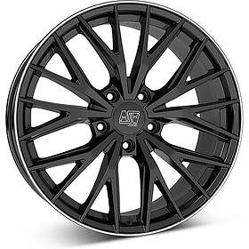 MSW 44 Gloss Black 10.5x20 5/130 ET55 CB71.5