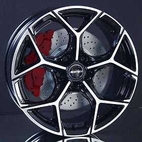GMP Ultrivity X Svart Diamant 8.5x19 5/114.3 ET37 CB64.1