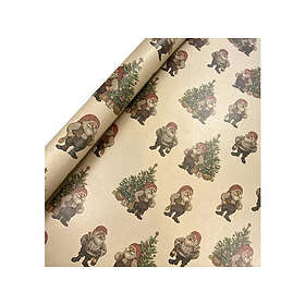 Gavepapir Nisse Gaveinnpakningspapir 10x0.7m