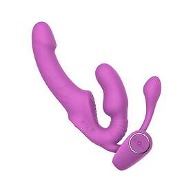 Teazers Strapless Strap-On With Anal Plug