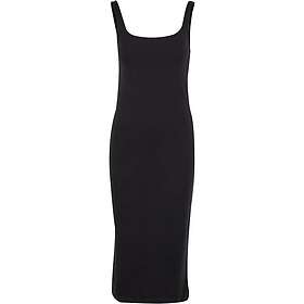 Urban Classics Basic Ärmlös Bomull Jersey Mellanlång Klänning