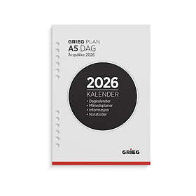 Grieg Dagkalender 2026 A5