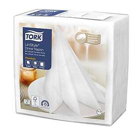 TORK LinStyle Hvid Servietter 39x39cm 50pcs