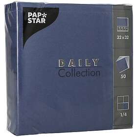 Papstar Daily Papirservietter Blå 32x32cm 50pcs