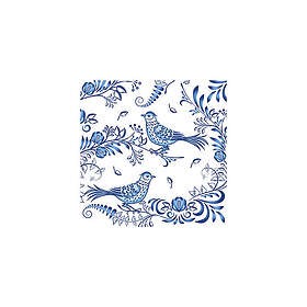 Paper+Design Bird Rød Papirservietter 33x33cm 20pcs