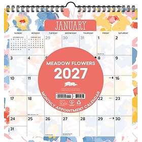 Meadows Blomstereng Veggkalender 2027 12" x 12"