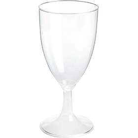 Duni Plastglas Vinglass fast stett 21cl 4-pack
