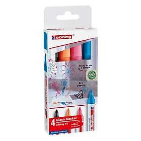 Edding 95 Penna (Svart) 4-pack