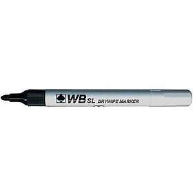 Whiteboardpenn Ikon Dry Marker (Svart) 100-pack