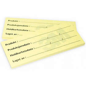 Post-It Notater Gul 100x40mm (6)